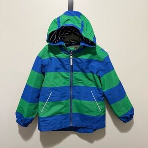 Hanna Anderson - anorak
Vibrant Striped Hooded Jacket